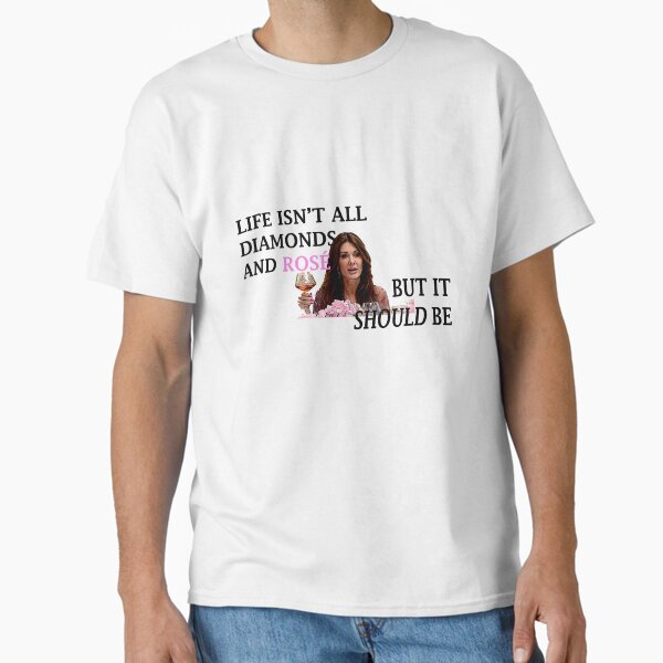Item preview, Life Is Diamonds and Rosé designed and sold by tea-shirts.