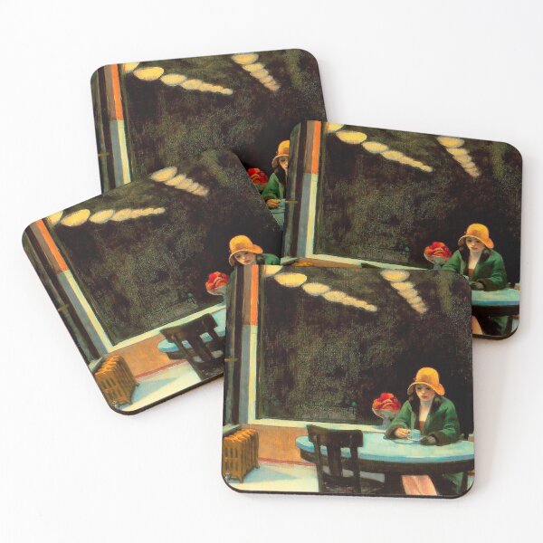 Item preview, Automat by Edward Hopper designed and sold by IndieArtDream.