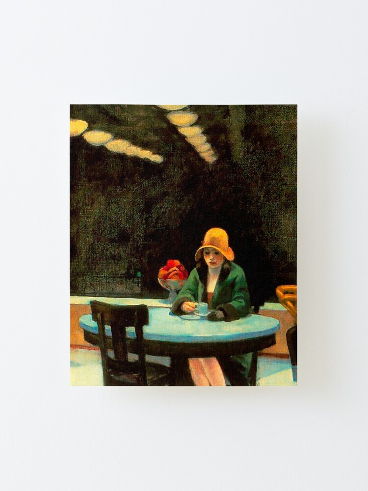 Automat Edward Hopper Canvas or Print Wall Art