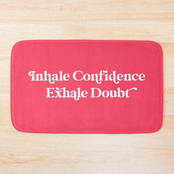 Item preview, Inhale Confidence Exhale Doubt Design in with Bright Spring Background designed and sold by cutetype.