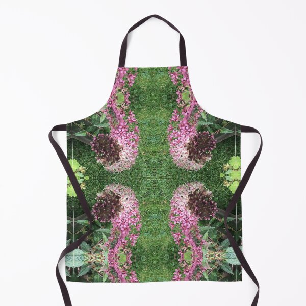 Item preview, Divine Botanical: Pink and Magenta Star Flowers curl across the Emerald Grass designed and sold by RoseAromas.