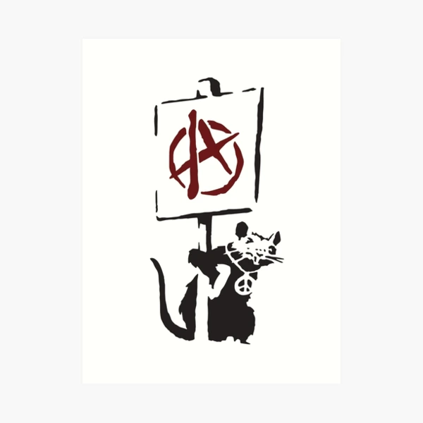 Banksy バンクシー 「Anarchy Rat」 シリアル サイン 書類付き Banksy バンクシー 「Anarchy Rat」 シリアル サイン 書類付き