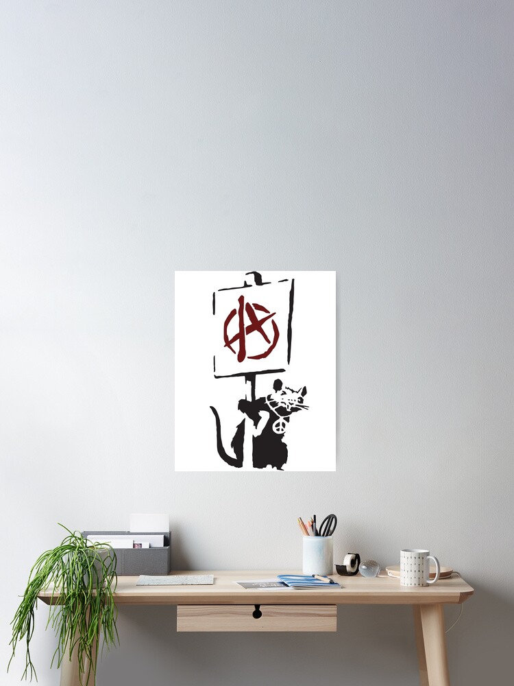 Banksy バンクシー 「Anarchy Rat」 シリアル サイン 書類付き Banksy バンクシー 「Anarchy Rat」 シリアル サイン 書類付き