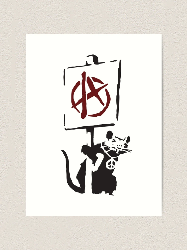 Banksy バンクシー 「Anarchy Rat」 シリアル サイン 書類付き Banksy バンクシー 「Anarchy Rat」 シリアル サイン 書類付き