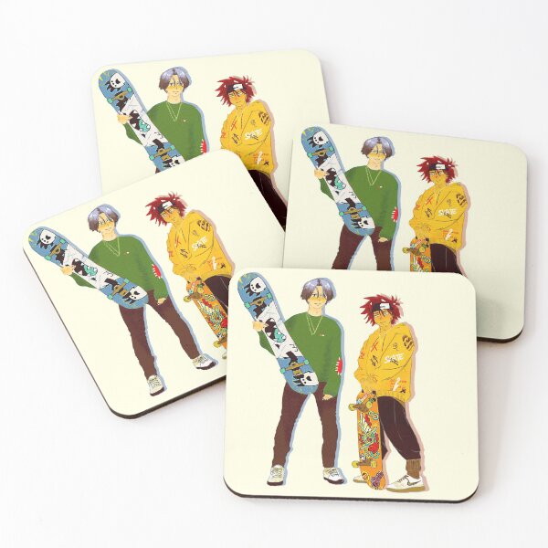 Item preview, Langa and Reki w boards (renga) -  sk8 the Infinity designed and sold by lunalarry.