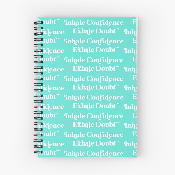 Item preview, Inhale Confidence Exhale Doubt Design in with Bright Background designed and sold by cutetype.