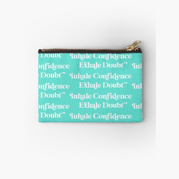 Item preview, Inhale Confidence Exhale Doubt Design in with Bright Background designed and sold by cutetype.