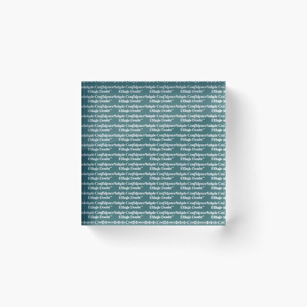 Item preview, Copy of Inhale Confidence Exhale Doubt Design in with Blue Background designed and sold by cutetype.
