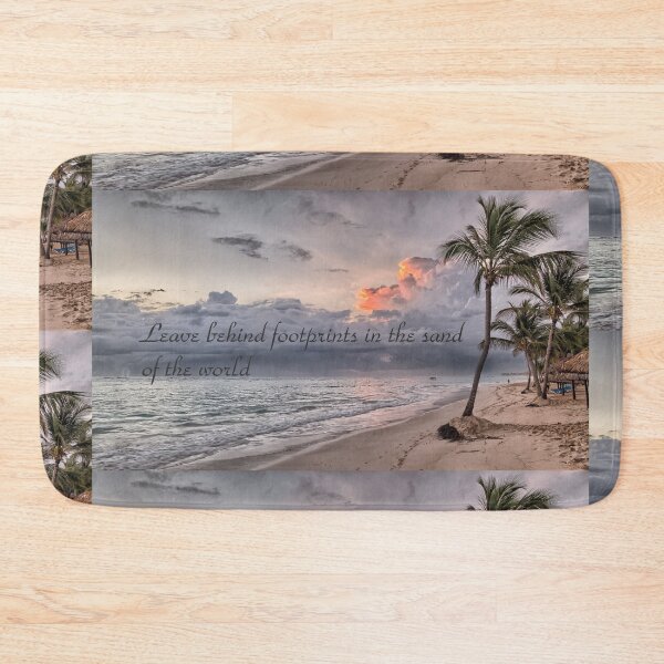 Item preview, Leave behind footprints in the sand of the world designed and sold by liebesgeschenke.