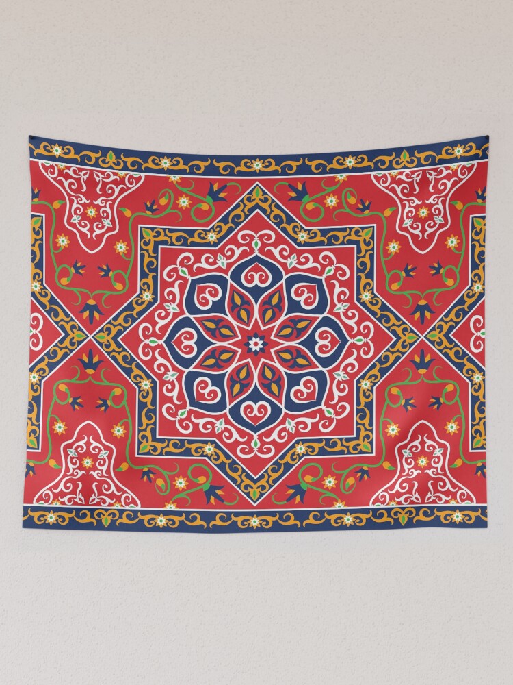"Ramadan Khayamiya Pattern رمضان خيامية " Tapestry for Sale by Alif