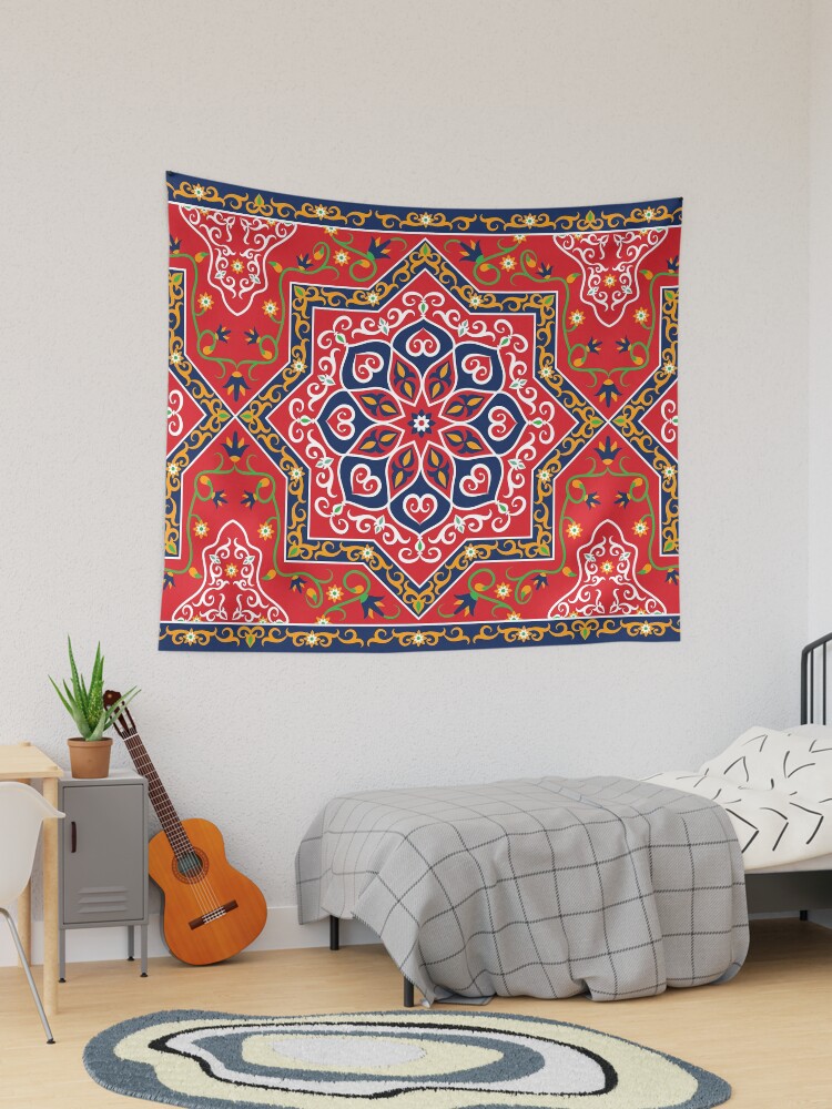 "Ramadan Khayamiya Pattern رمضان خيامية " Tapestry for Sale by Alif