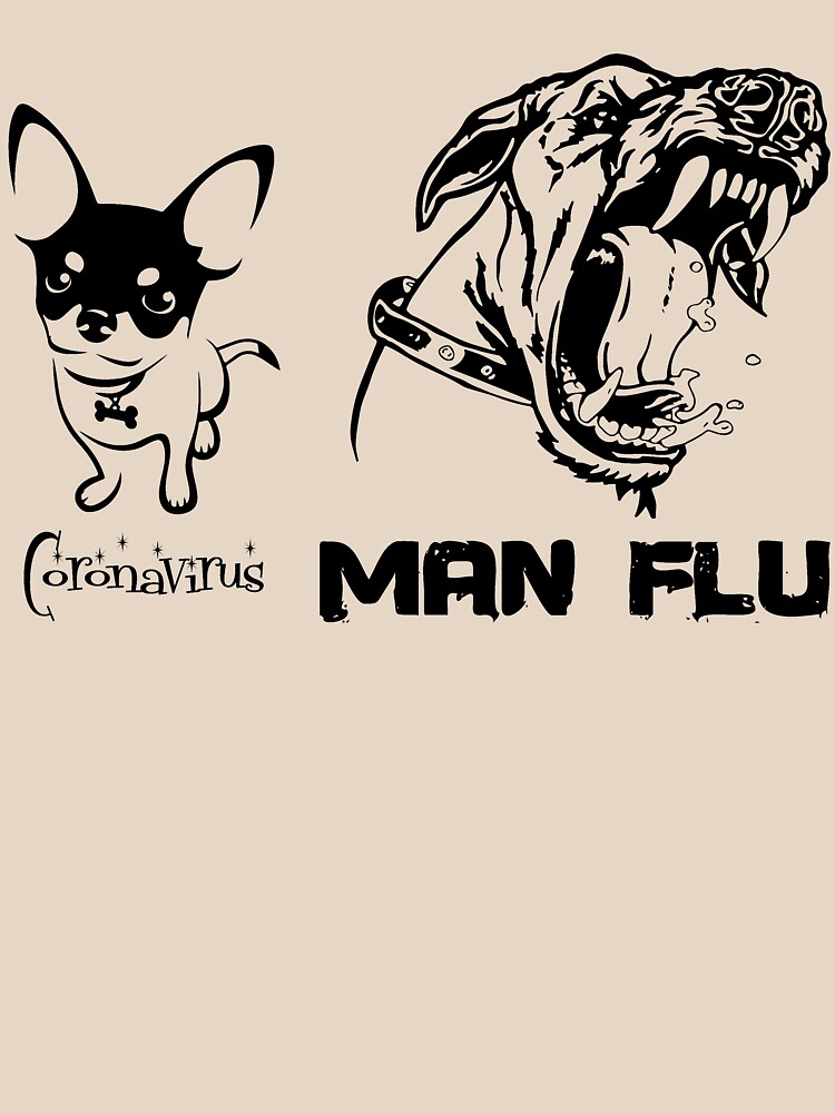 Coronavirus COVID-19 Man Flu Dogs Comparison by BOLD-Australia