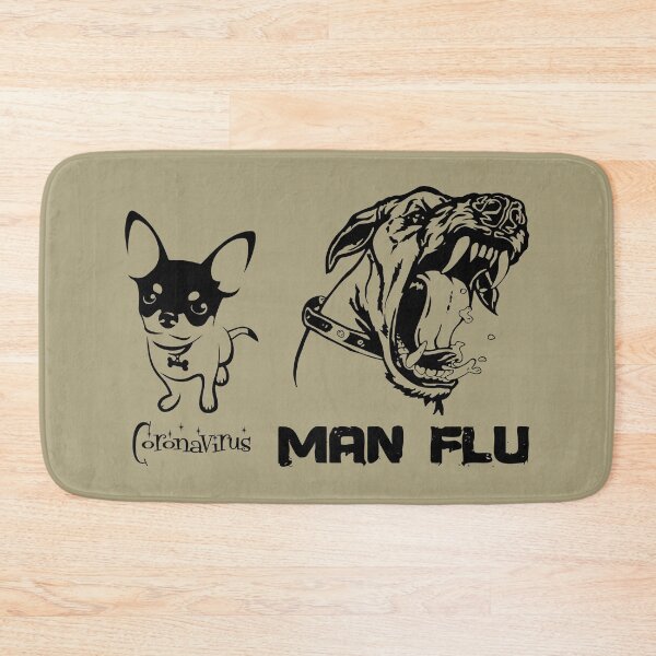 Item preview, Coronavirus COVID-19 Man Flu Dogs Comparison designed and sold by BOLD-Australia.
