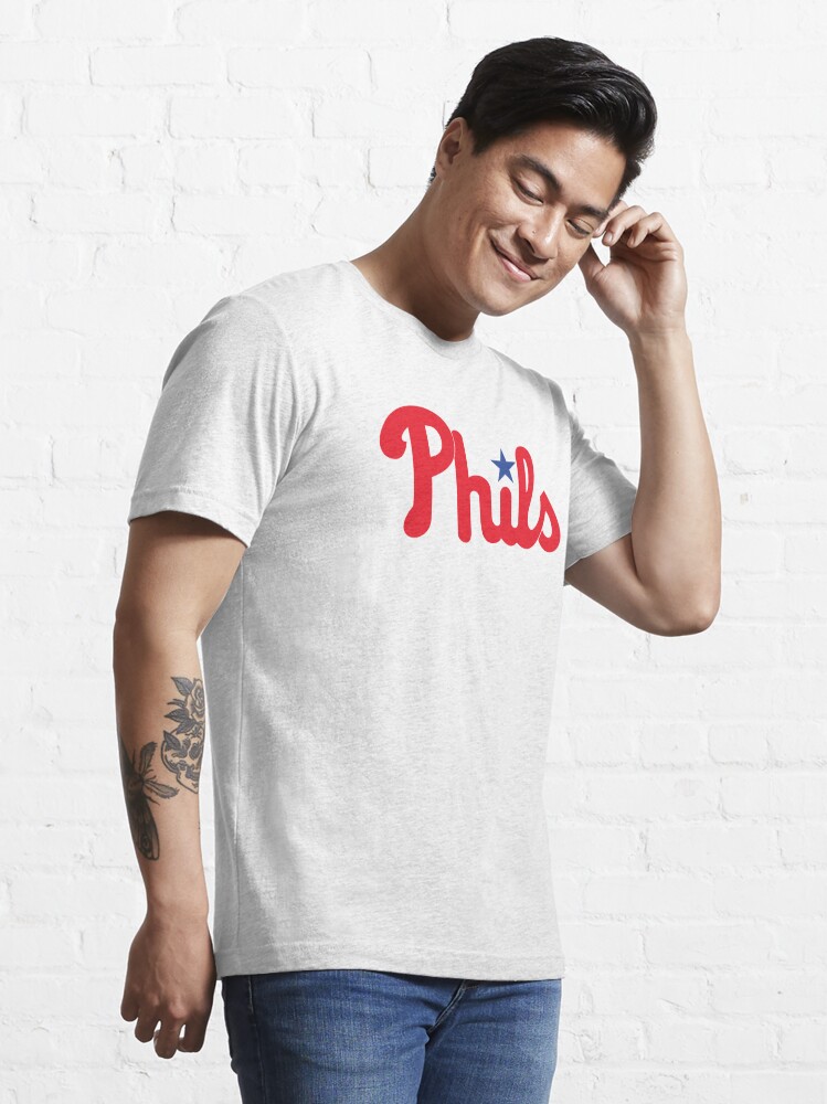 Major Baseball Phan Tee | Philadelphia Phillies Phanatic Inspired | phillygoat Athletic Heather / 2XL