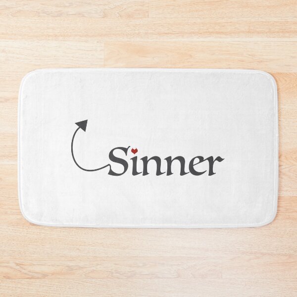Item preview, Sinner. Sarcastic gifts for naughty boys and girls. designed and sold by paulo silveira.