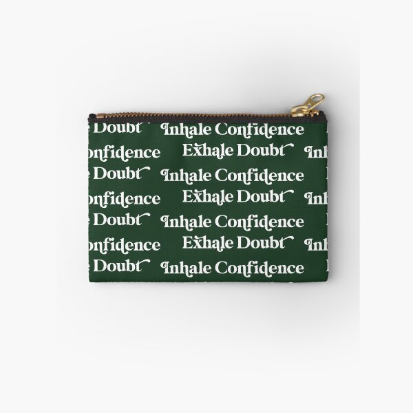 Item preview, Inhale Confidence Exhale Doubt Design in with Forest Background designed and sold by cutetype.