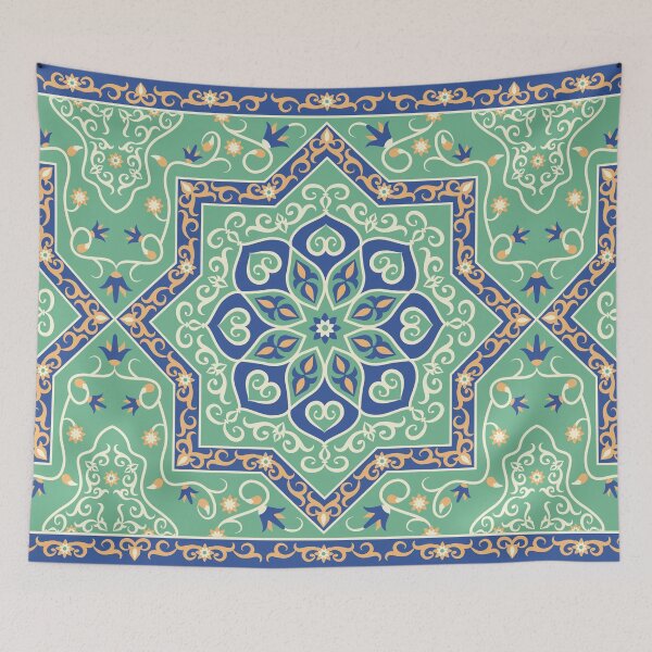 Item preview, Khayamiya - Pistachio Green - Ramadan - رمضان خيامية  designed and sold by Alif-Shop.