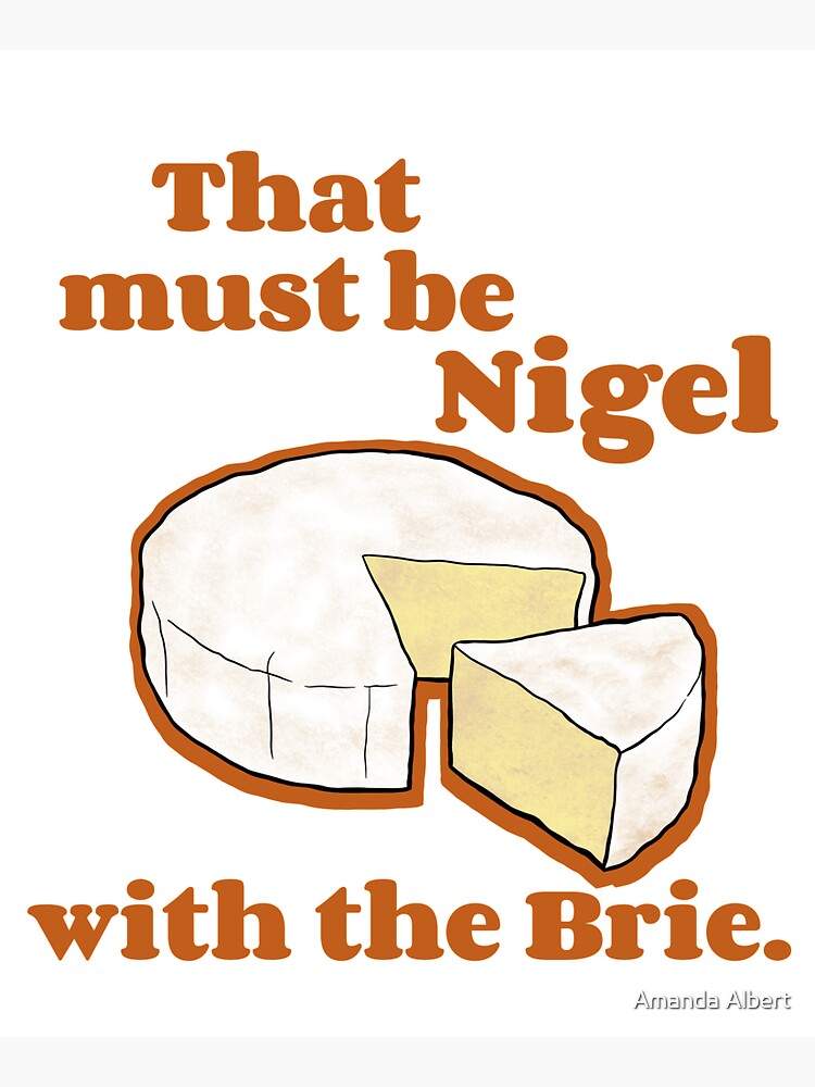 Thumbnail 5 of 5, Tote Bag, That must be Nigel with the Brie. designed and sold by BeAwsmMakeStuff.