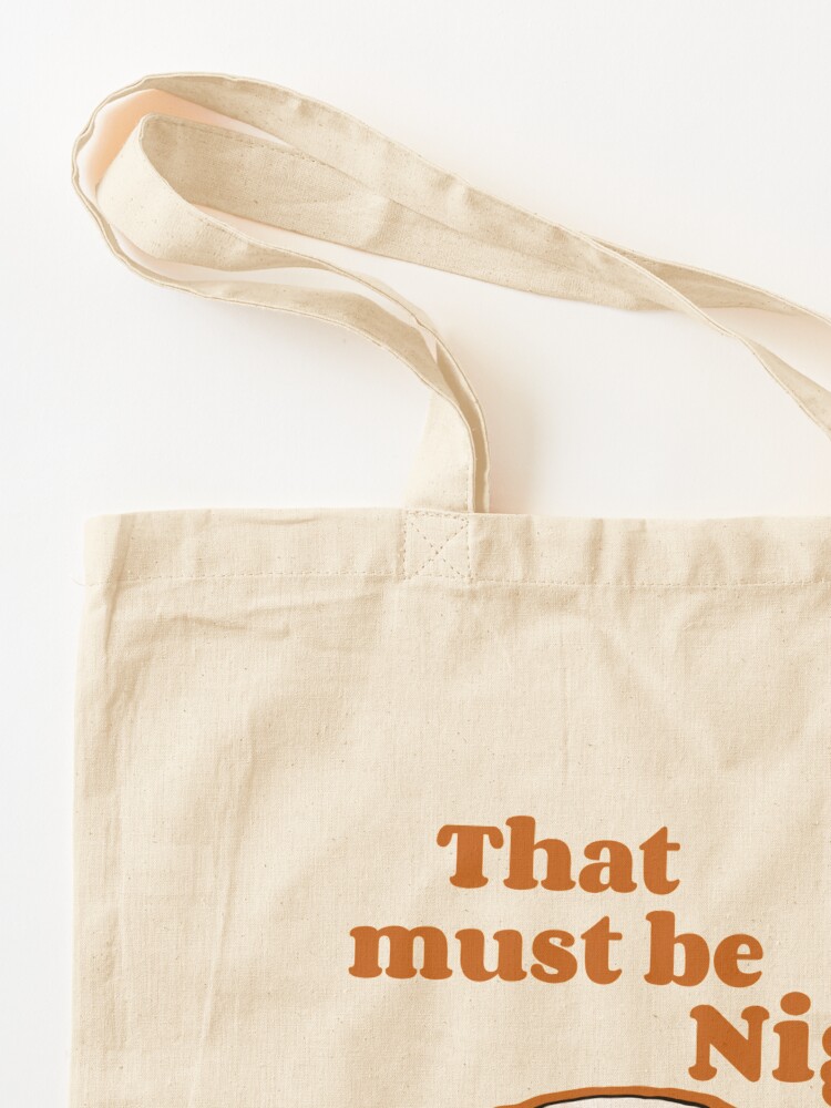 Thumbnail 3 of 5, Tote Bag, That must be Nigel with the Brie. designed and sold by BeAwsmMakeStuff.