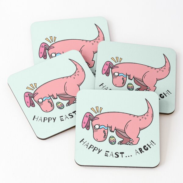 Item preview, T-Rex Happy East...argh! | Funny Dinosaur Easter designed and sold by SLAG-Creative.