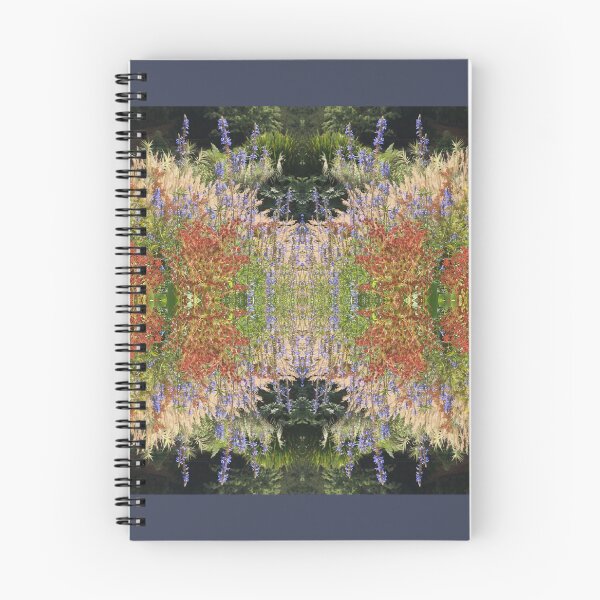 Item preview, Divine Botanicals: Autumn Beauty - Copper, Gold and Sapphire Blue - beside the Waterlily Lake designed and sold by RoseAromas.