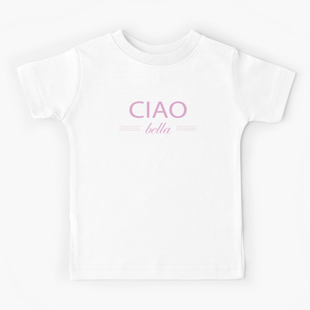 TSYP818-Youth Ciao Bella Girl T-Shirt (Pink)