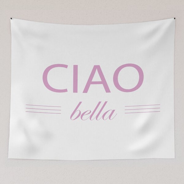 Artikelvorschau, CIAO Bella (pink) entworfen und verkauft von planDpromotions.