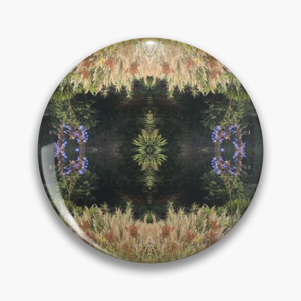 Item preview, Divine Botanicals: Autumn Beauty - Copper, Gold and Sapphire Blue - beside the Waterlily Lake designed and sold by RoseAromas.