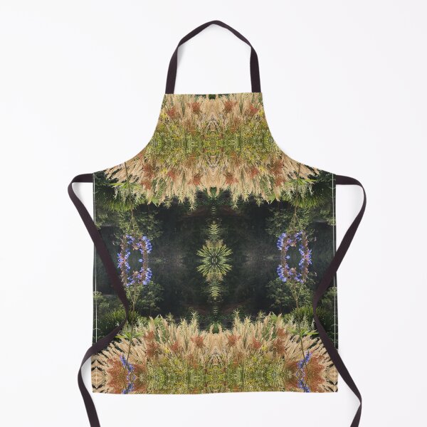 Item preview, Divine Botanicals: Autumn Beauty - Copper, Gold and Sapphire Blue - beside the Waterlily Lake designed and sold by RoseAromas.