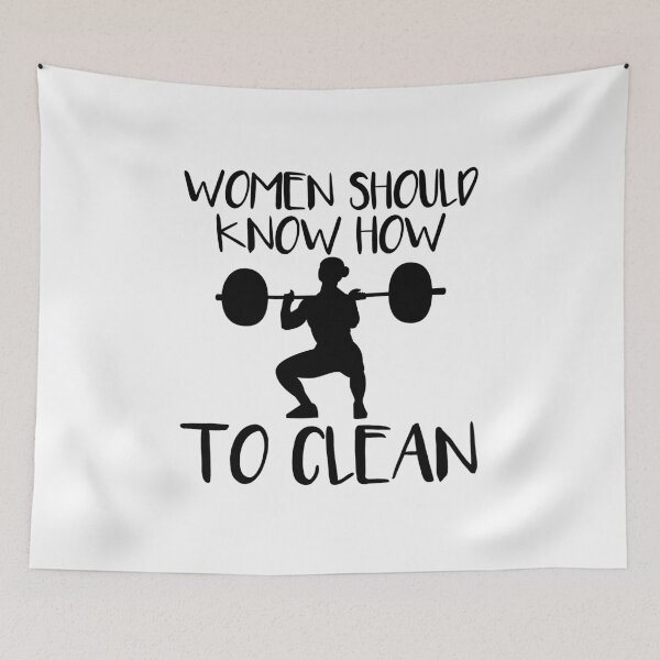 Item preview, Power Clean - Weightlifting Girls designed and sold by HalpinDesign.