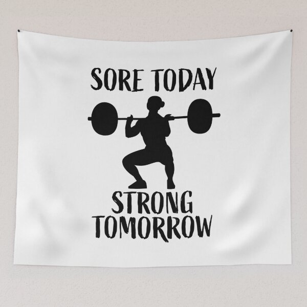 Artikelvorschau, Sore Today Strong Tomorrow - Weightlifting Girls entworfen und verkauft von HalpinDesign.