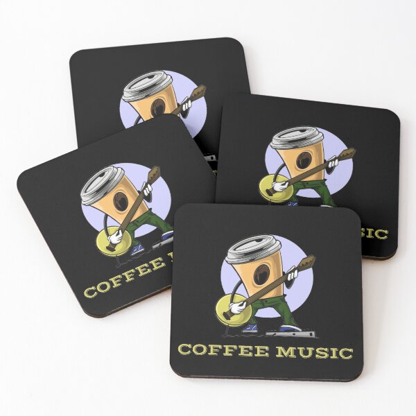 Item preview, Coffee music - Funny Caffeine designed and sold by Olympique1359.