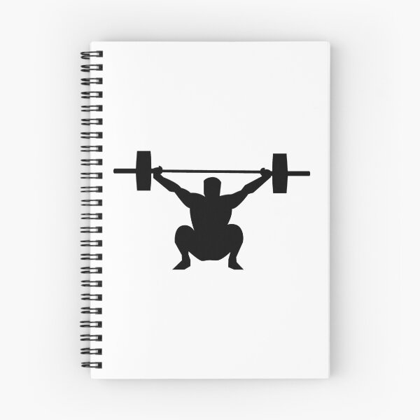 Item preview, Power Clean Silhouette - Weightlifting designed and sold by HalpinDesign.