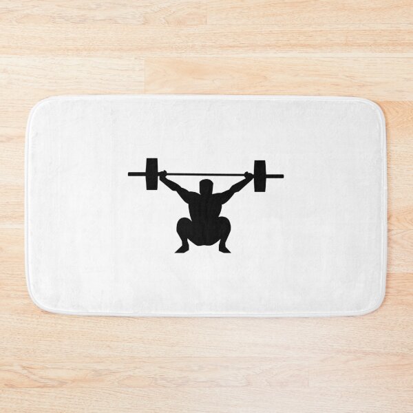 Artikelvorschau, Power Clean Silhouette - Weightlifting entworfen und verkauft von HalpinDesign.