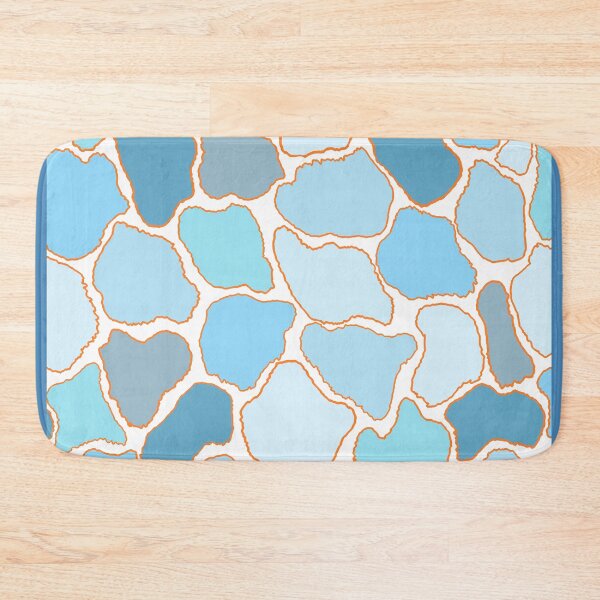 Item preview, DIGITAL TRENDS PASTEL BLUES giraffe print designed and sold by THE AMERICAN TEEVANGELIST.