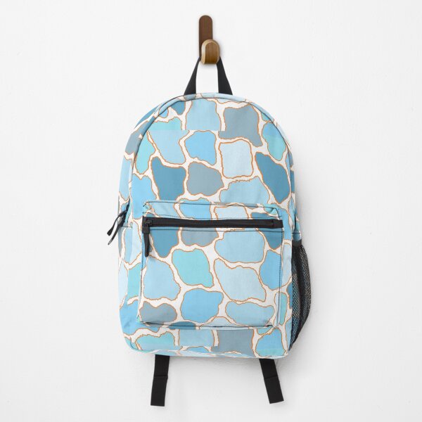 Item preview, DIGITAL TRENDS PASTEL BLUES giraffe print designed and sold by THE AMERICAN TEEVANGELIST.