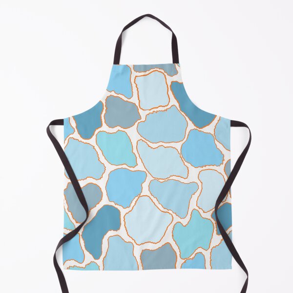 Item preview, DIGITAL TRENDS PASTEL BLUES giraffe print designed and sold by THE AMERICAN TEEVANGELIST.