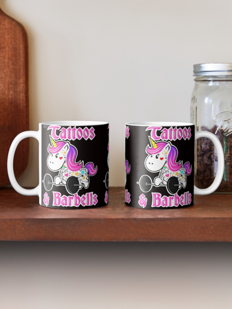 Unicorn Fitness Mug Gym Coffee Mug Funny Fitness Coffee 