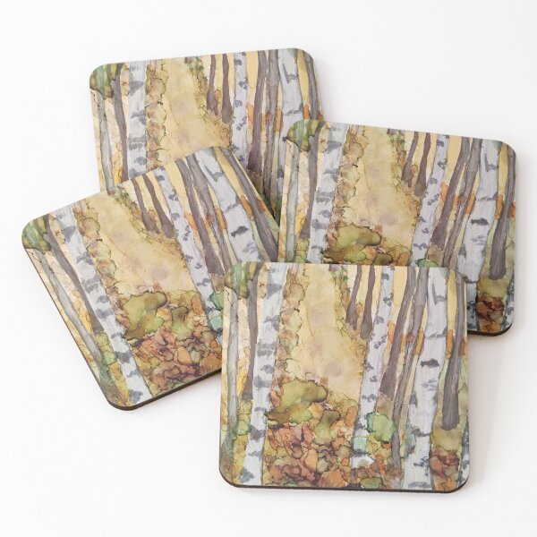 Item preview, Tintas de alcohol abedules designed and sold by Katrina71.