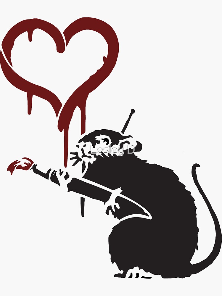 Banksy Love Rat