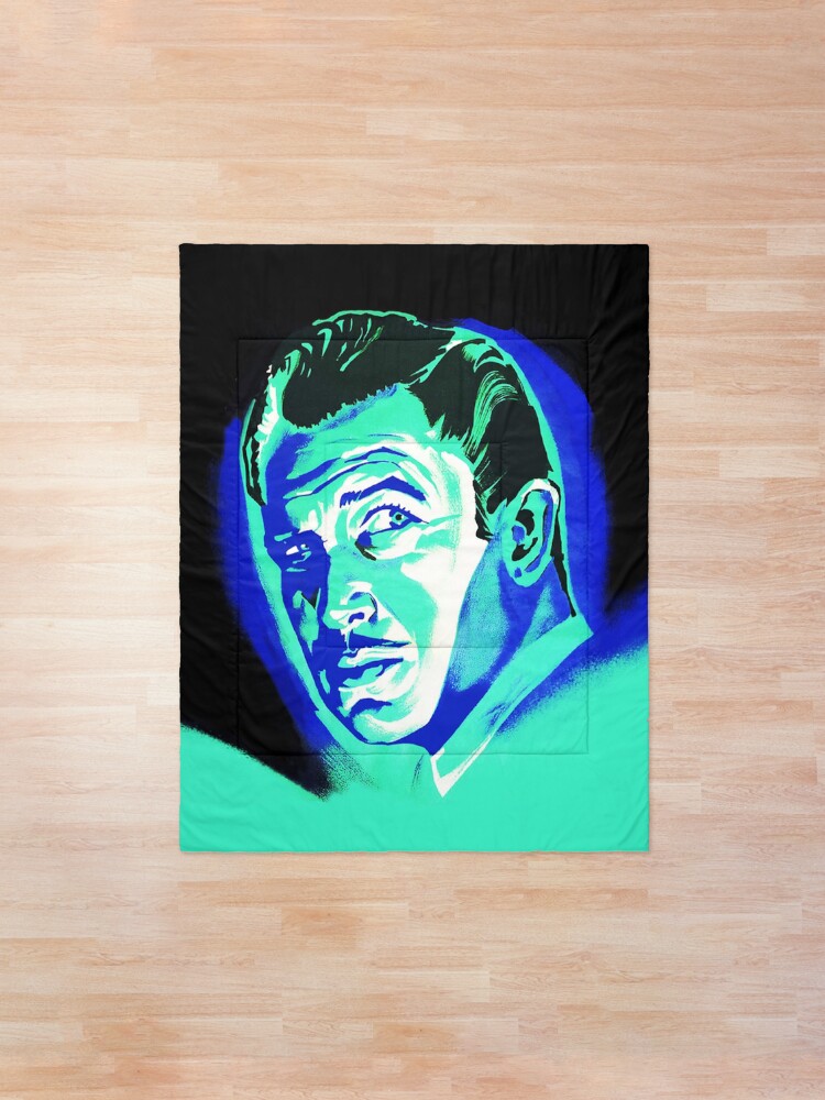 Alternate view of Vincent Price (Blue) Comforter