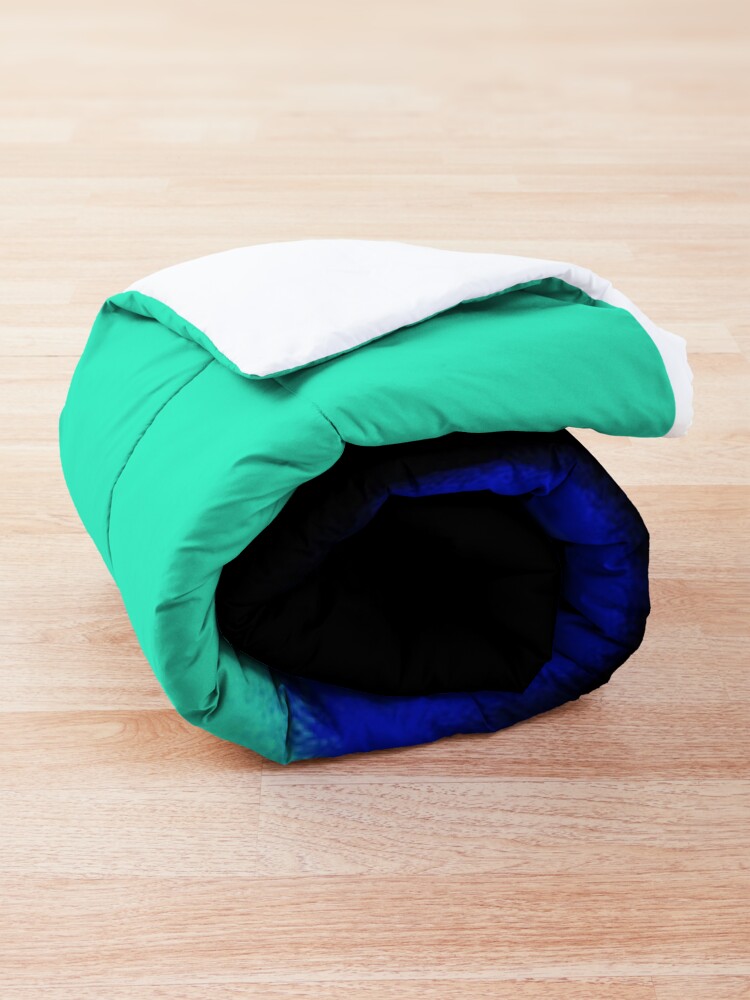 Alternate view of Vincent Price (Blue) Comforter