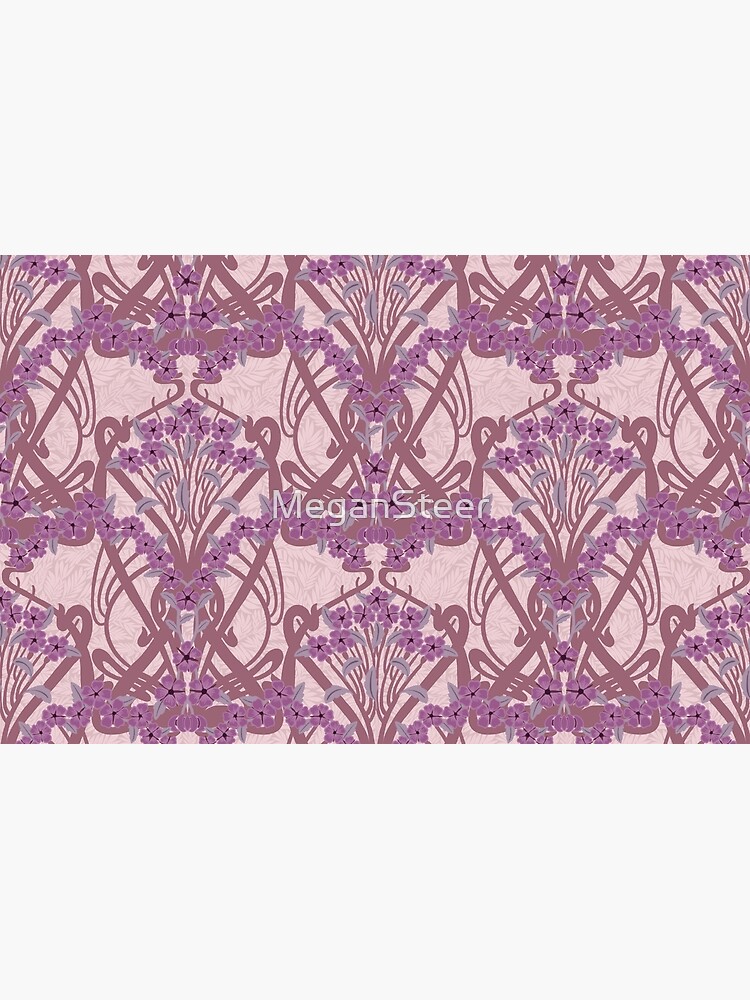 Art Nouveau Garland in Mauve by MeganSteer