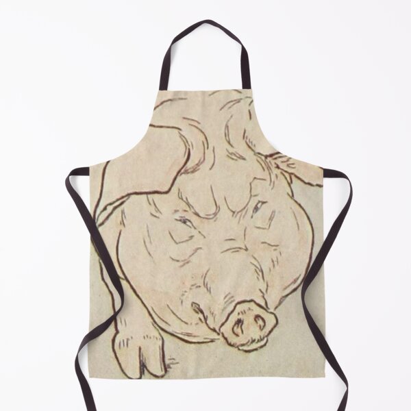 Item preview, Fat Hog, Antique Illustration, Grumpy Pig designed and sold by BeyondRecently.