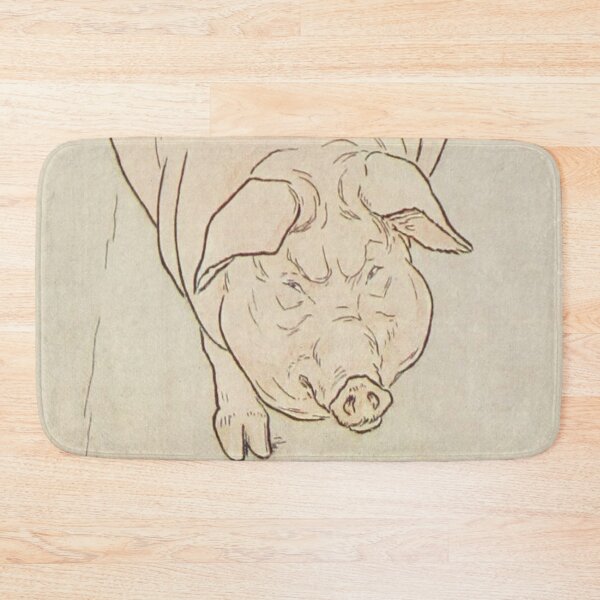 Item preview, Fat Hog, Antique Illustration, Grumpy Pig designed and sold by BeyondRecently.