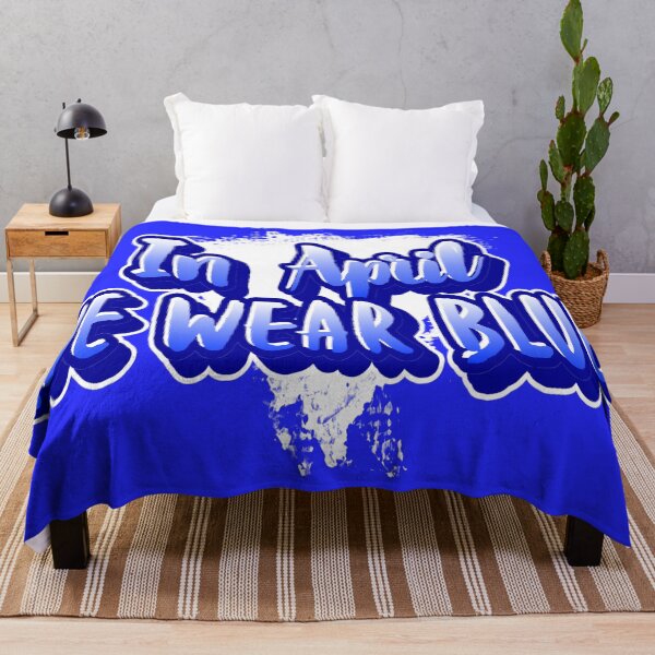 Item preview, In April We Wear Blue - Autism Awareness designed and sold by YueHeng Creates ⭐⭐⭐⭐⭐.