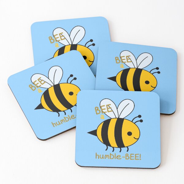 Item preview, BEE a Humble-BEE! (On Blue) designed and sold by PawsitiveMum.