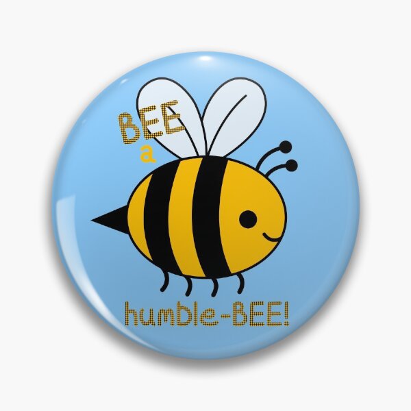 Item preview, BEE a Humble-BEE! (On Blue) designed and sold by PawsitiveMum.