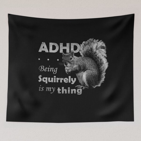 Item preview, ADHD is Awesome Squirrely  designed and sold by PEHardy-Designs.