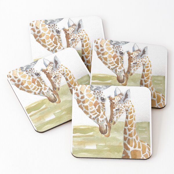 Item preview, Giraffe Mom and Baby in the veld designed and sold by Carol Lee Beckx.